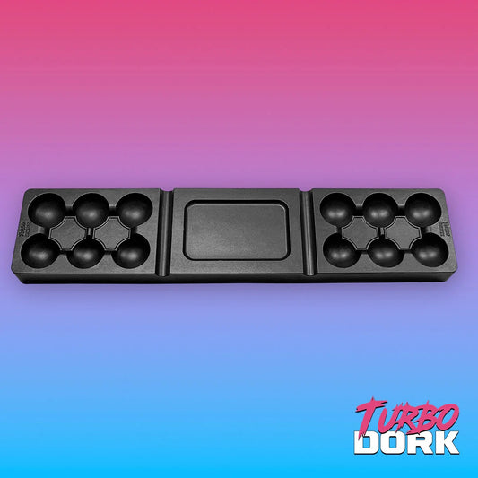 Turbo Dork: Large Black Non-Stick Silicone Dry Palette