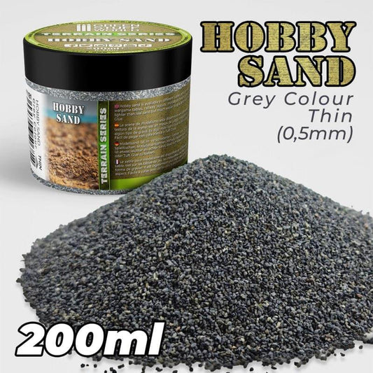 Green Stuff World: Fine Hobby Sand - Grey 200ml