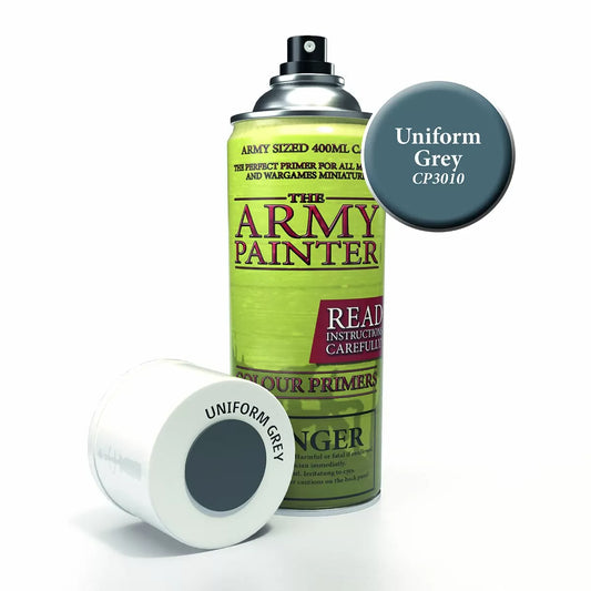 Army Painter Aerosol Spray Primer - Uniform Grey 400ml - Warhaus