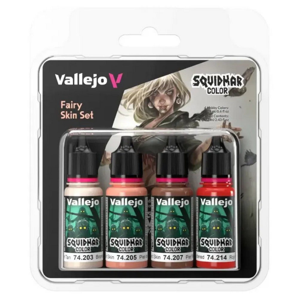 Vallejo - Squidmar Color - Fairy Skin set (4)