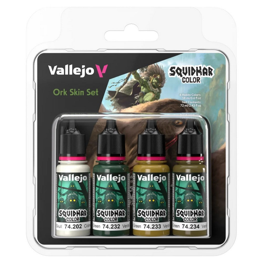 Vallejo - Squidmar Color - Ork Skin set (4)