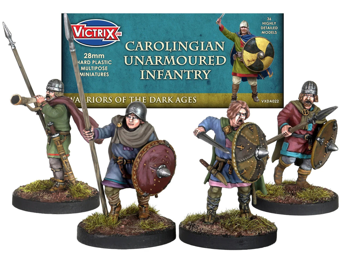 Victrix Miniatures: Carolingian Unarmoured Infantry