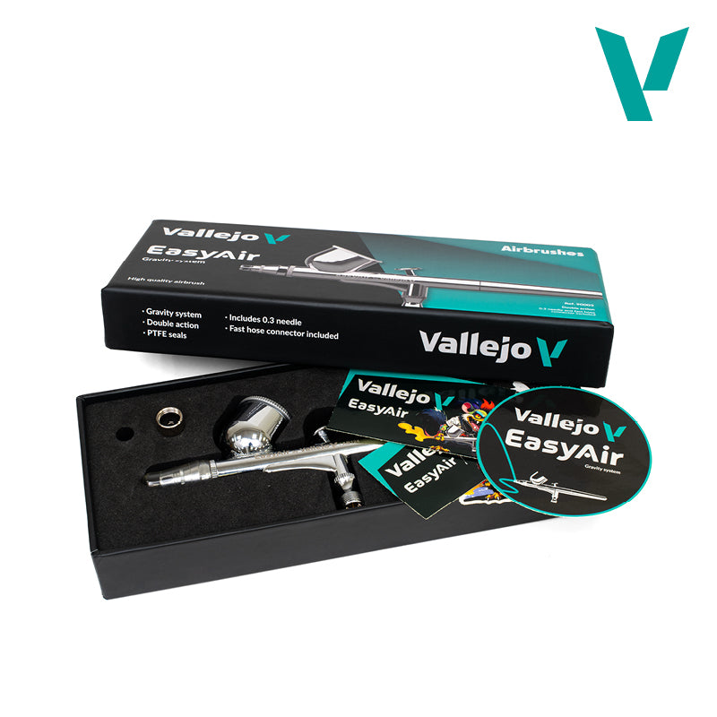 EASYAIR By Vallejo - Gravity System (0.3) Starter Airbrush - Warhaus