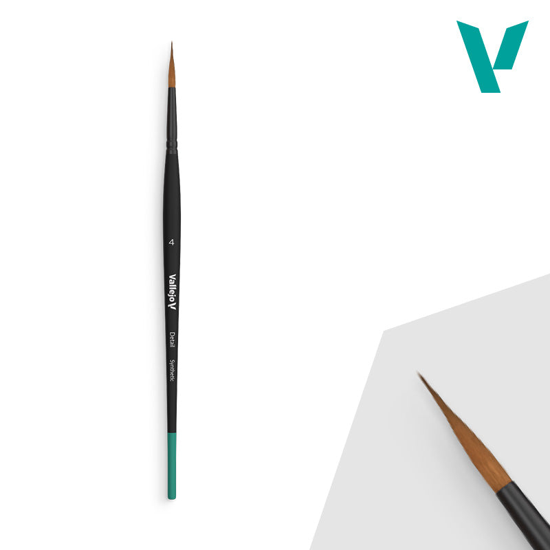 Vallejo Brushes - Detail - Round Synthetic Brush No. 4