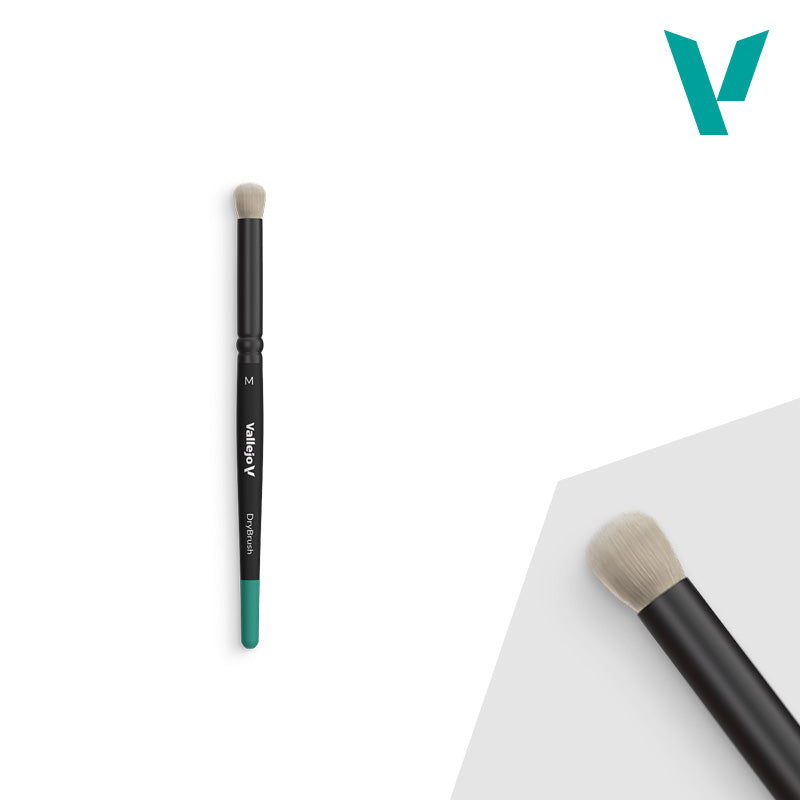 Vallejo Brushes - Dry Brush - Natural Hair Dry Brush Medium