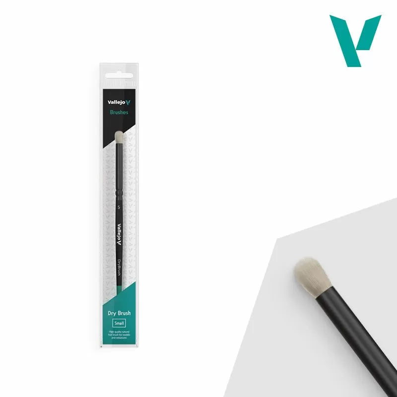 Vallejo Brushes - Dry Brush - Natural Hair Dry Brush Small - Warhaus