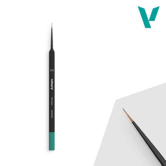 Vallejo Brushes - Precision - Round Synthetic Brush Triangular Handle No.2/0 - Warhaus
