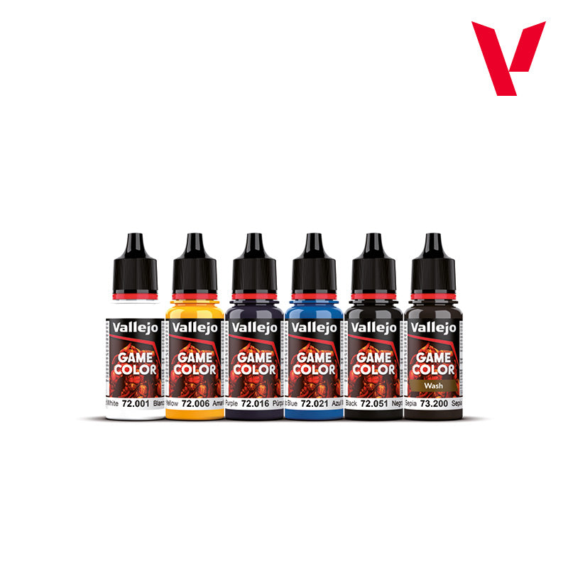 Vallejo: Ultimate Miniature Set - Paint & Brushes (5)