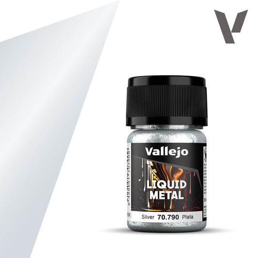 Vallejo: Model Colour - Liquid Metal - Silver 35ml