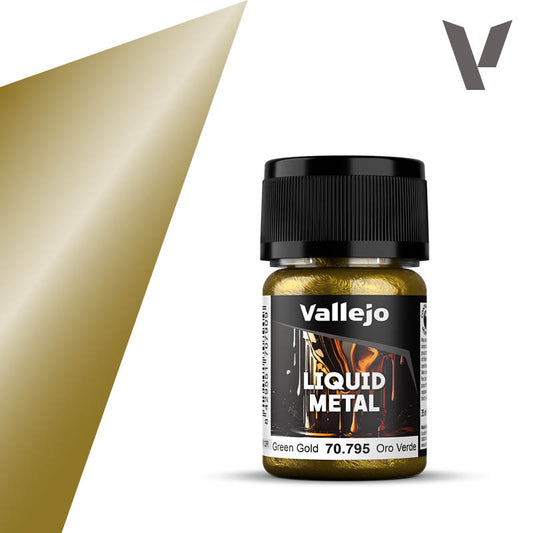 Vallejo: Model Colour - Liquid Metal - Green Gold 35ml