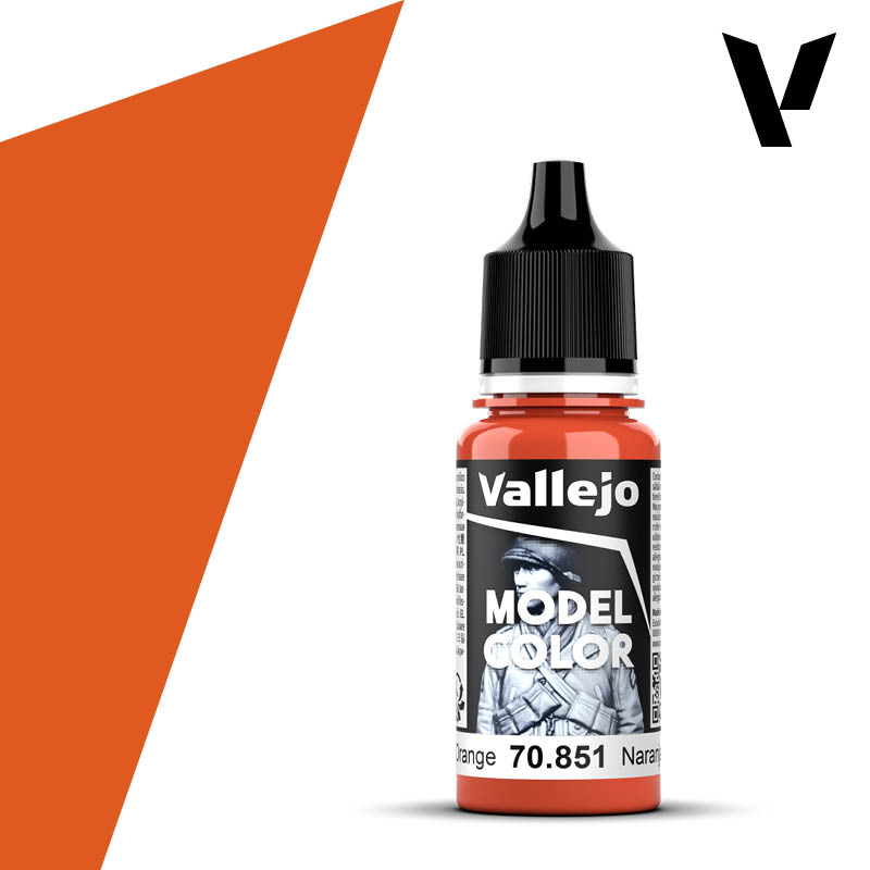 Vallejo: Model Colour - Bright Orange 18ml