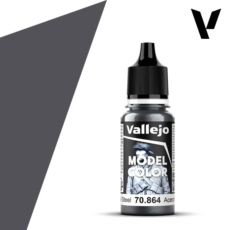 Vallejo: Model Colour - Natural Steel 18ml