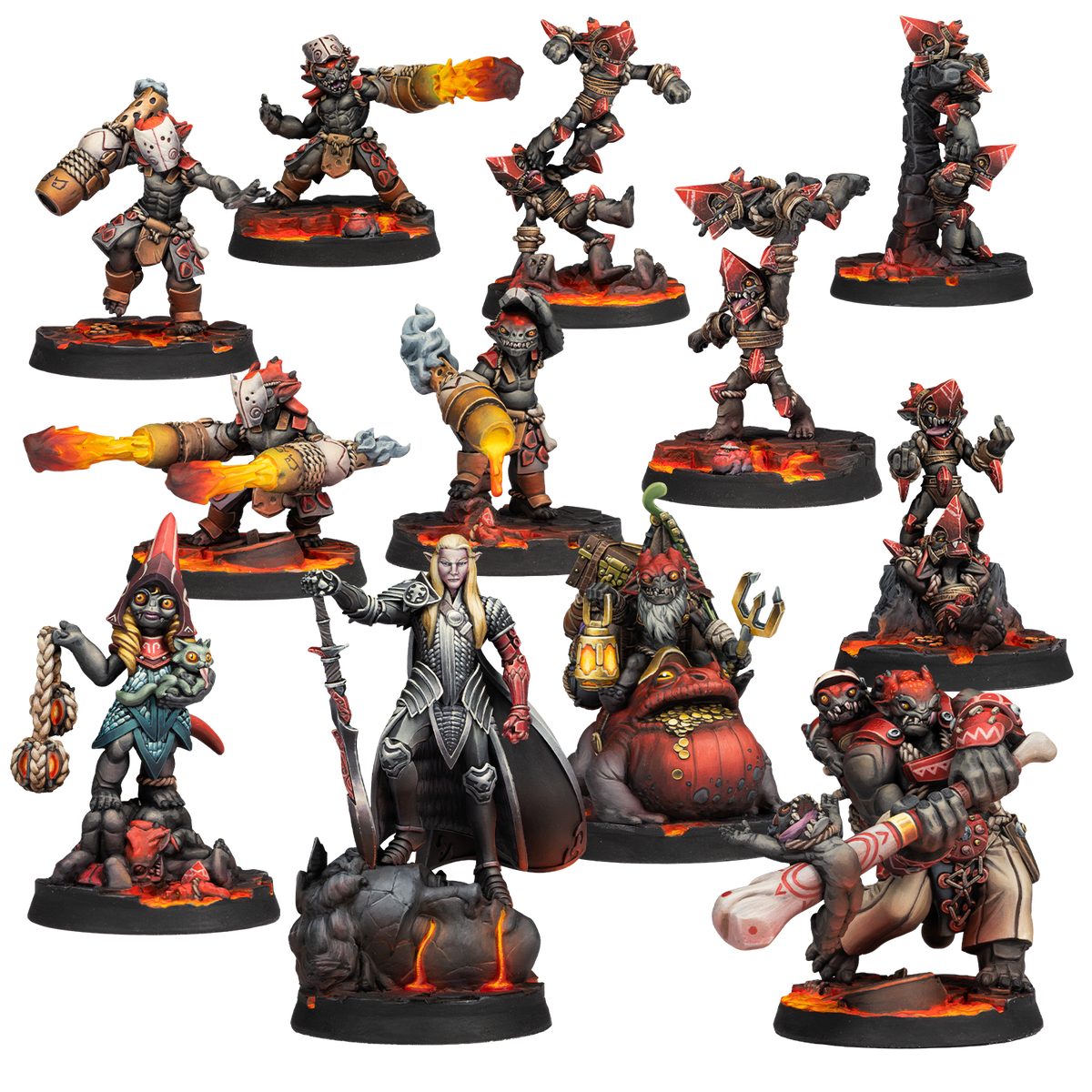Warcrow: Red Caps - Action Pack contents