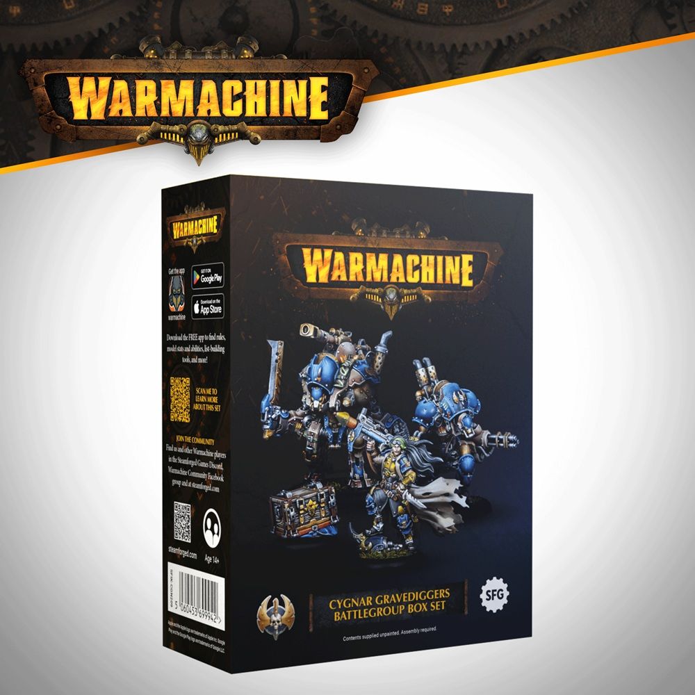 Warmachine: Cygnar Gravediggers Battlegroup Box - Warhaus