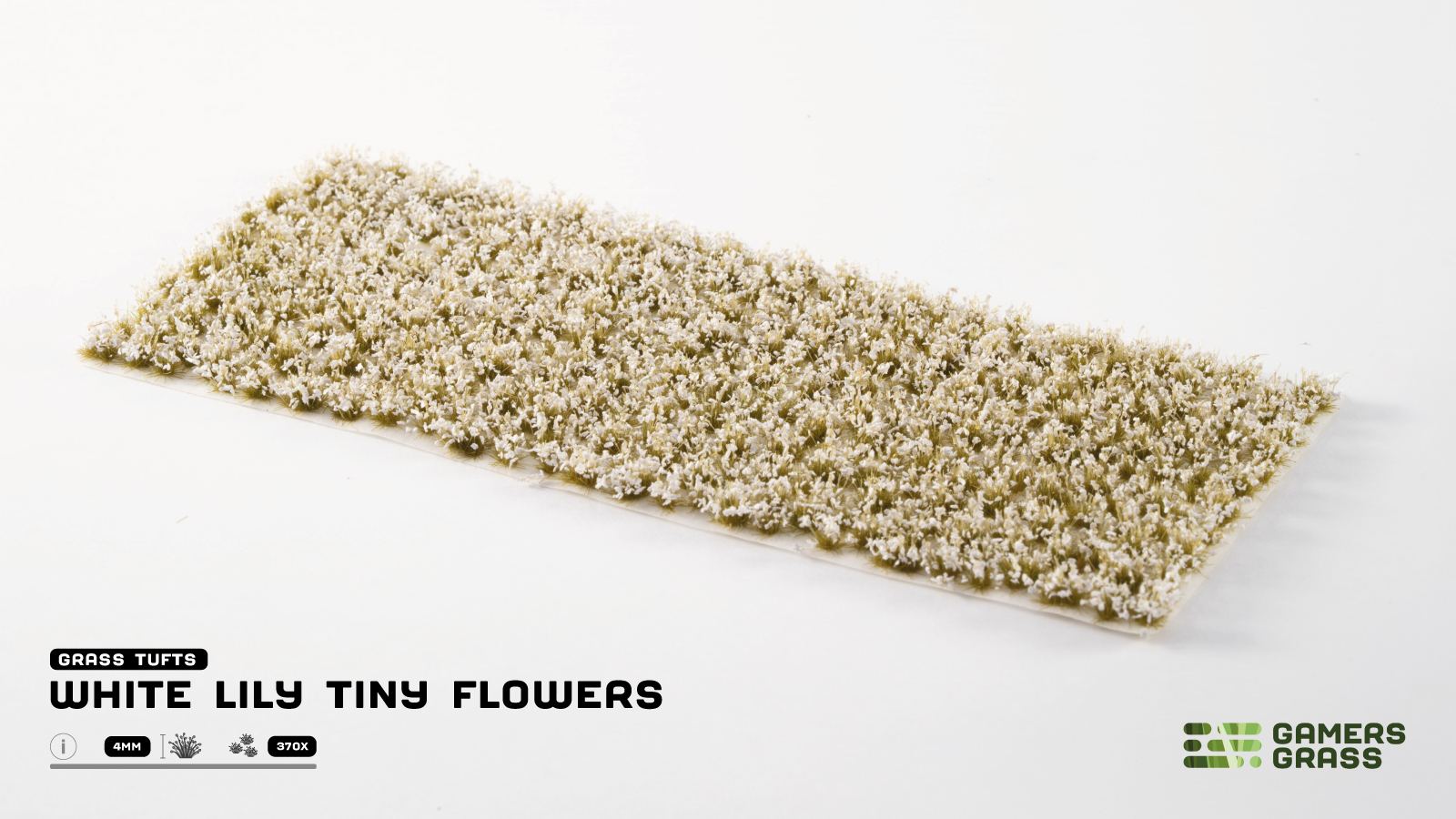 Gamer's Grass: White Lily Tiny Flowers - Warhaus