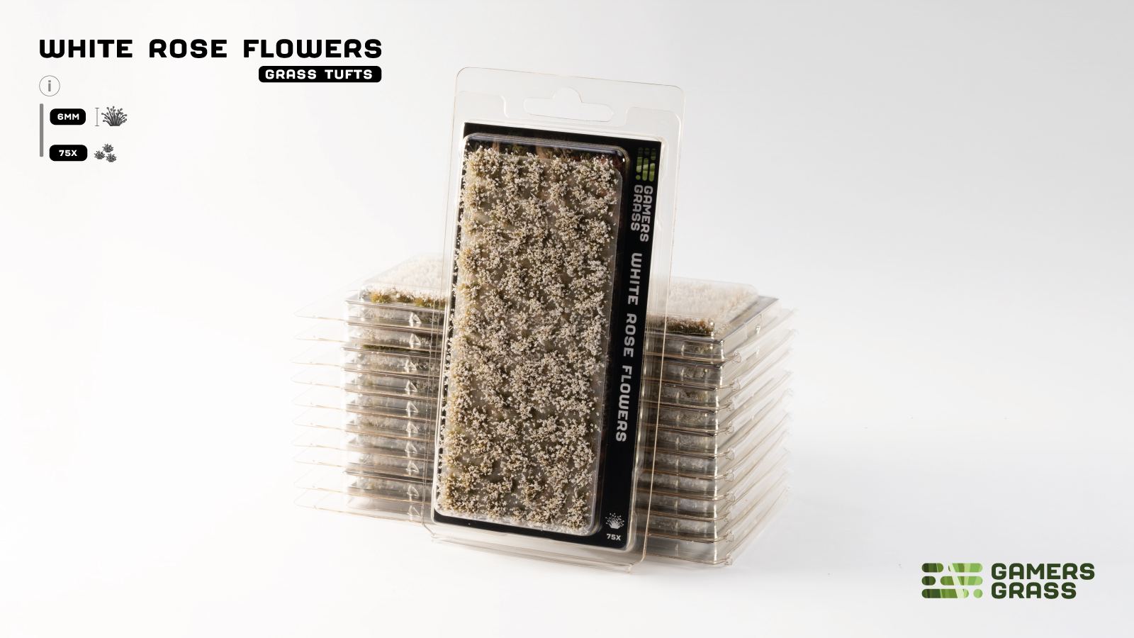 Gamer's Grass: White Rose Flowers