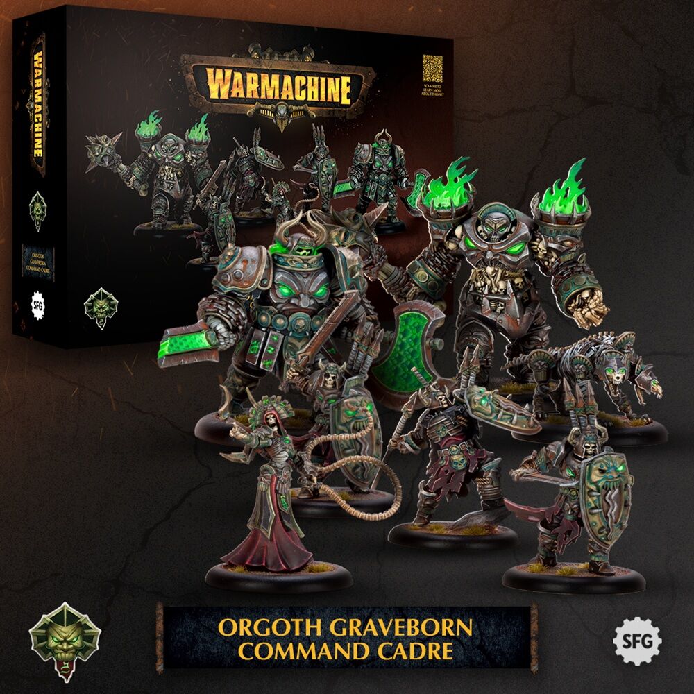 Warmachine: Orgoth The Graveborn Command Cadre